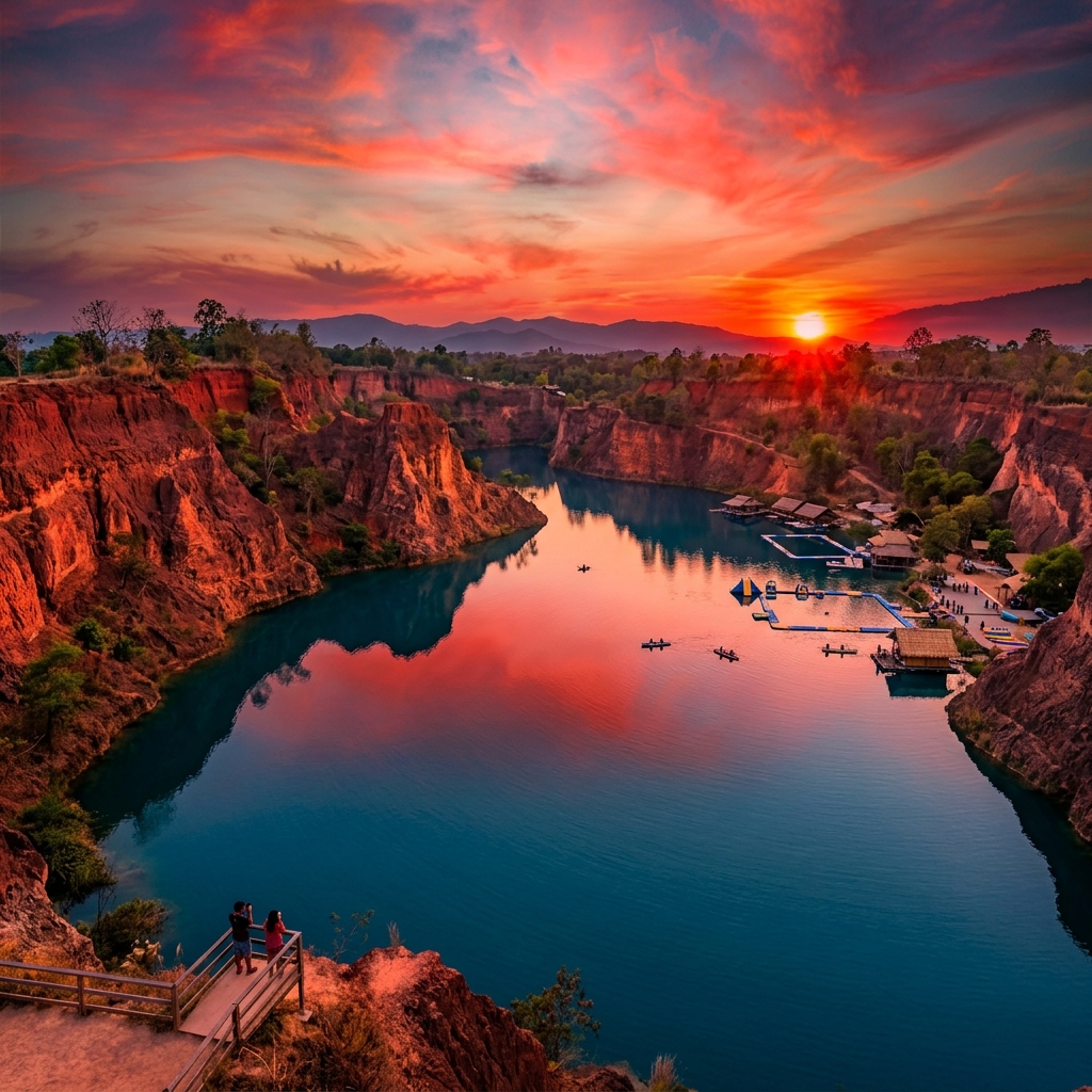 Chiang Mai Grand Canyon sunset