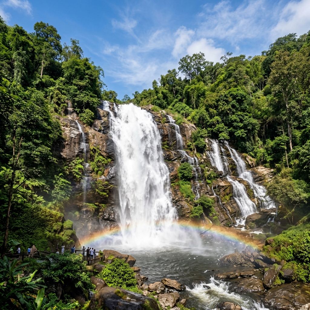 Wachirathan Waterfall in Doi Inthanon
