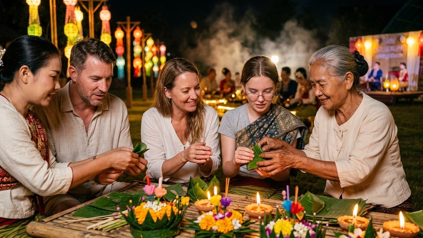 Handcrafted Krathong making workshop