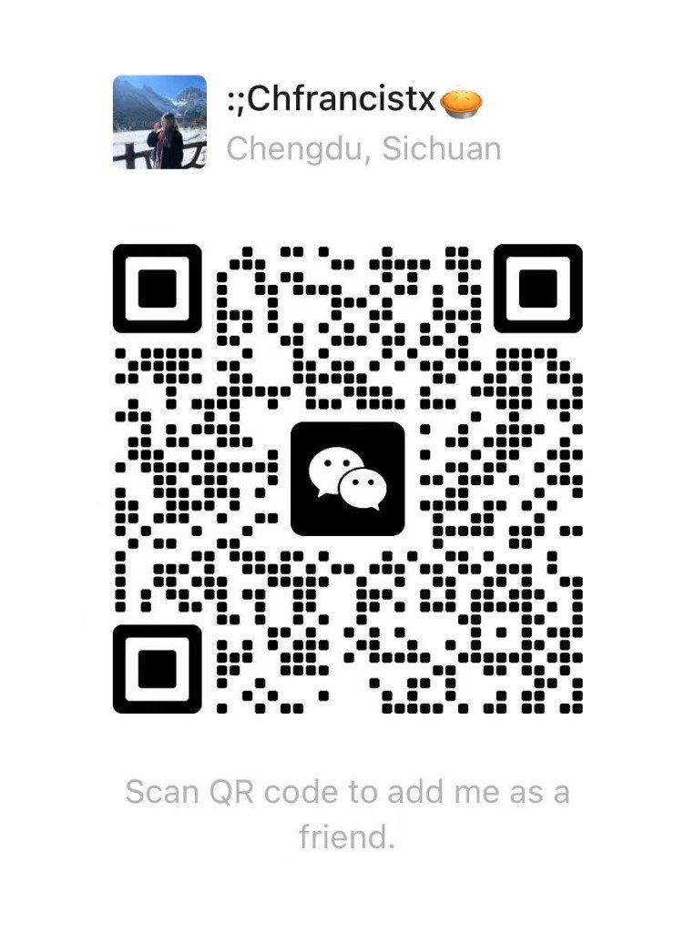 WeChat QR Code - Chfrancistx